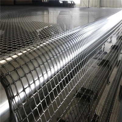 Basal Embankment Plastic Geogrid Mesh Soil Slope Reinforcement Polyester Geogrid