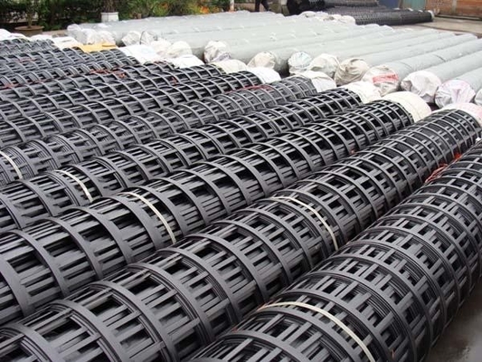 Uniaxial Stretch Geogrid Sand Fence Road Base Aging Resistance
