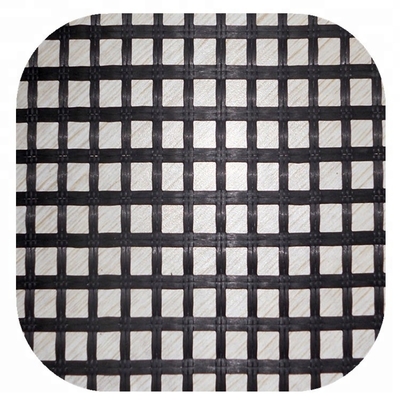 Flexible Polyester Plastic Geogrid Mesh For Road Asphalt Layer Reinforcement