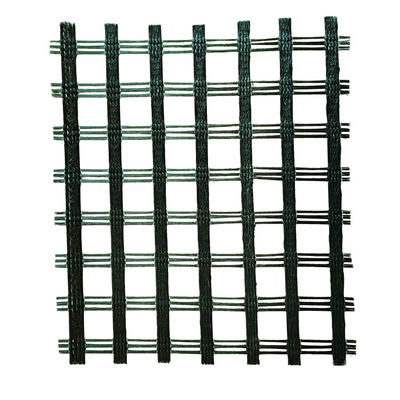 Flexible Polyester Plastic Geogrid Mesh For Road Asphalt Layer Reinforcement