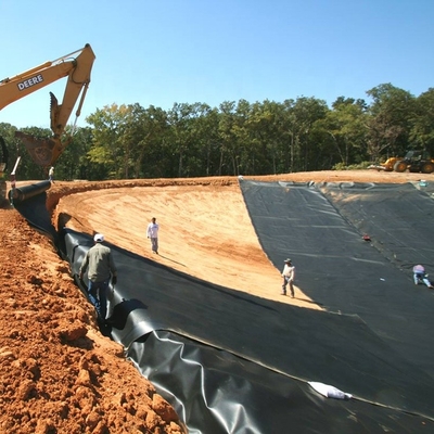 Shrimp Prawn Farm PVC Geomembrane Sheet 100m Long 3mm Smooth Surface