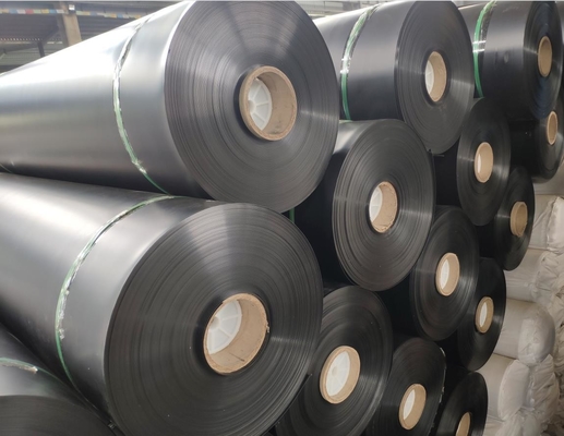 Black Anti Aging EPDM PVC Geomembrane Liner 1mm Fish Pond Liner