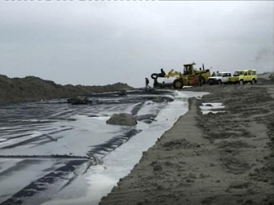 Lightweight C12.6L25 Excellent UV Resistance Geotextile Dewatering Tubes For Dewatering
