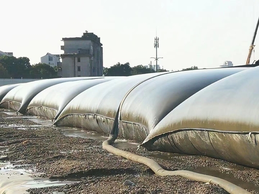 Black/SAND Geotextile Dewatering Tubes Tensile Strength 200/200kn for Superior Dewatering Performance