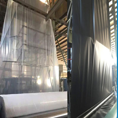 Length 50 to 100m HDPE Geomembrane Liner Offering Tensile Strength Above 15MPa and Carbon Black Content Ranging from 2.0 to 3.0 Percent