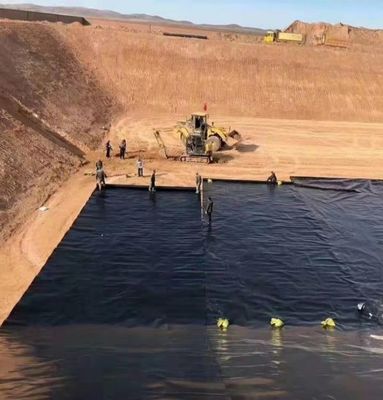 Carbon Black Content 2.0-3.0 Percent HDPE Geomembrane Liner Smooth Surface with Tear Strength Not Less Than 25KN per Meter Durable and Material