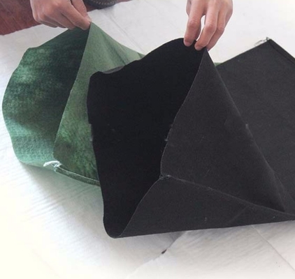 Non Toxic PP Geotextile Geobag Non Woven 200g-1400g Green Black