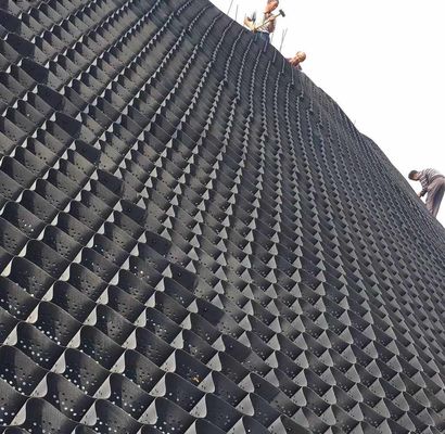 Welding Space 330mm HDPE Geocell Featuring Smooth Textured or Honeycomb Type Surface Meeting GB Standard Ideal for Ground Reinforcement Applications